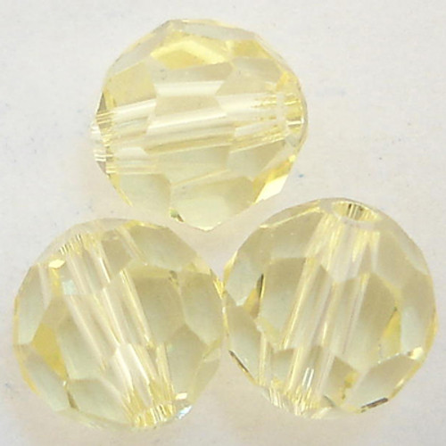 Swarovski 5000 8mm Round Beads Jonquil  (12 pieces)