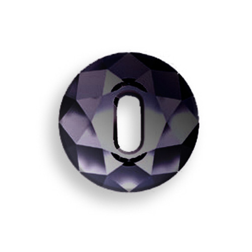 Swarovski 3014 12mm Round Button Jet Hematite (48  pieces)