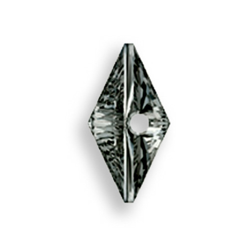 Swarovski 3015 16mm Round Double Pointed Button Black Diamond (24  pieces)
