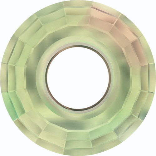 Swarovski 6039 25mm Disc Pendants Crystal Luminous Green (24  pieces)