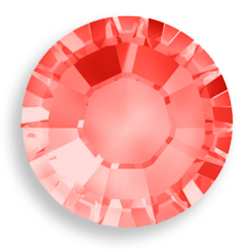 Swarovski 1028 14pp Xilion Round Stone Padparadscha