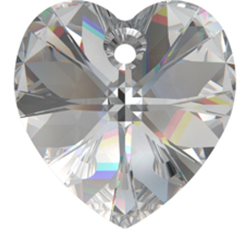 Swarovski 6228 14mm Xilion Heart Pendants Crystal (9 pieces)