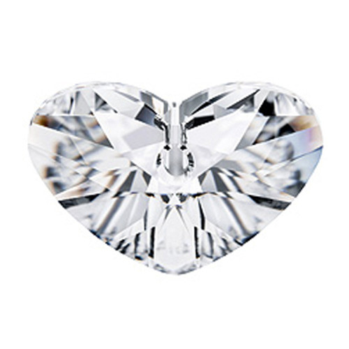 Swarovski 6260 27mm Crazy 4 U Heart Pendant Jet (20  pieces)