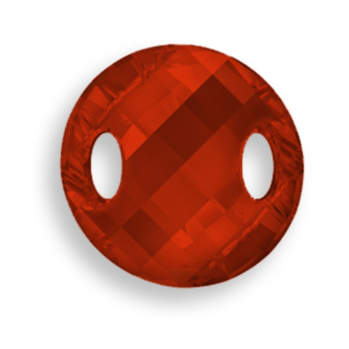 Swarovski 3221 18mm Twist Sew On Crystal Red Magma