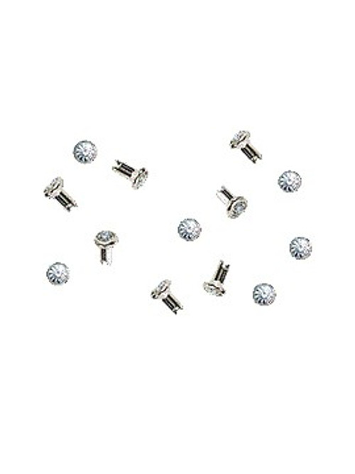 Swarovski Gold 53000 18ss (~4.3mm) Crystal Rivets with 4mm shank: Padparadscha