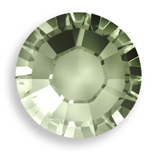 Swarovski 2028 12ss(~3.1mm) Xilion Flatback Crystal Sage   Hot Fix