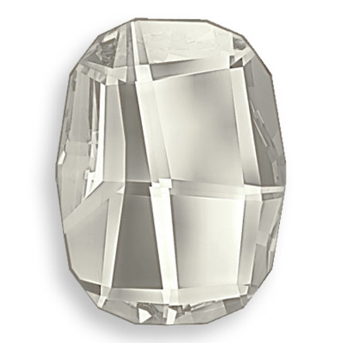 Swarovski 2585 8mm Graphic Flatback Crystal Silver Shade Hot