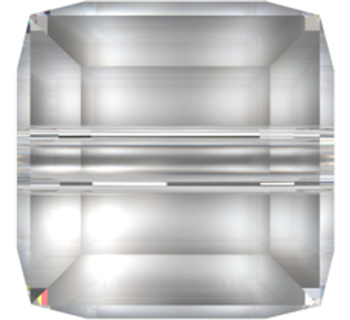 Swarovski 5601 6mm Cube Beads Light Grey Opal