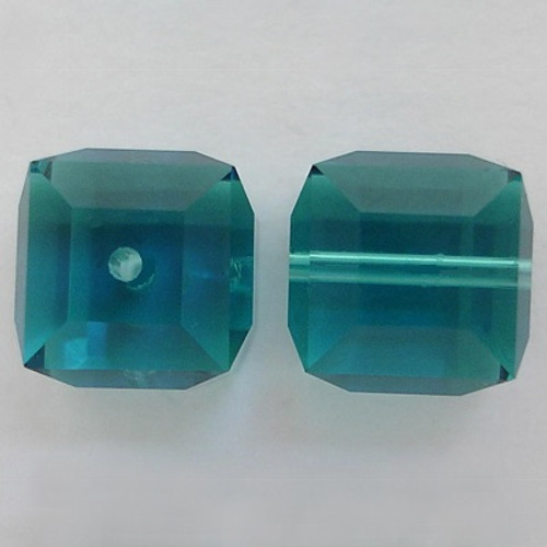 Swarovski 5601 8mm Cube Beads Indicolite