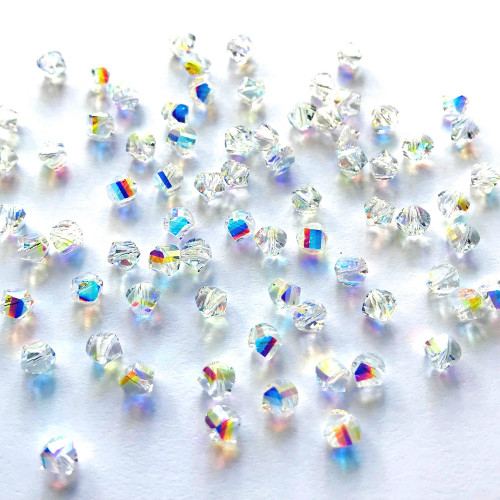 Swarovski 5020 10mm Helix Beads Crystal AB  (144 pieces)