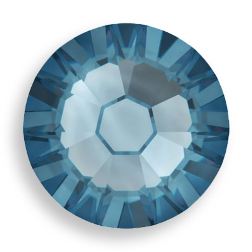 Swarovski 2058 34ss(~7.2mm) Xilion Flatback Denim Blue