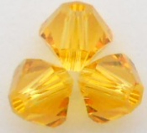 Swarovski 5328 6mm Xilion Bicone Beads Sunflower