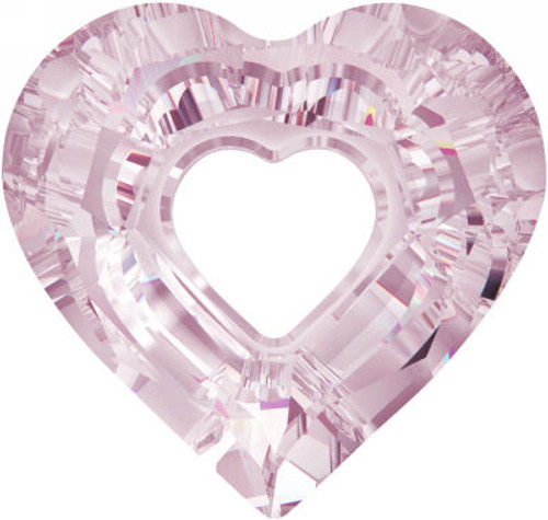 Swarovski 6262 17mm Miss U Heart Pendant Rosaline