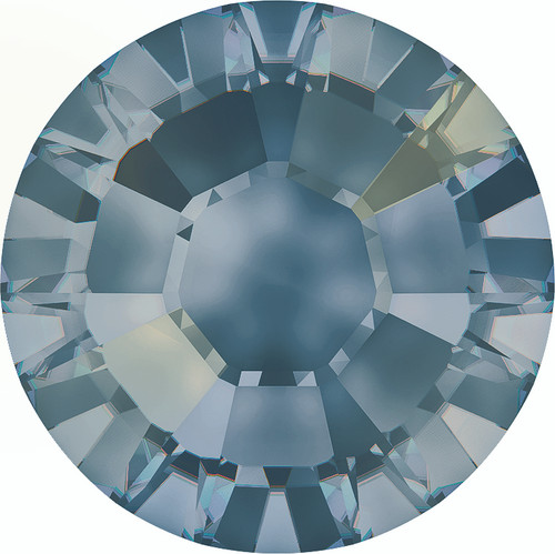 Swarovski 2078 12ss( ~3.1mm) Xilion Flatback Crystal Blue Shade Hot Fix  (1440  pieces)