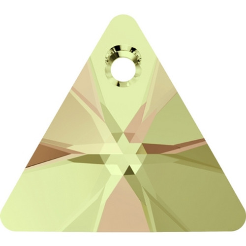 Swarovski 6628 12mm Xilion Triangle Pendant Crystal Luminous Green ( 144 pieces)
