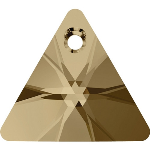 Swarovski 6628 8mm Xilion Triangle Pendant Crystal Golden Shadow ( 288 pieces)