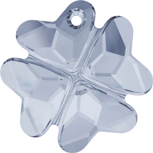 Swarovski 6764 19mm Clover Pendants Crystal Blue Shade ( 48 pieces)