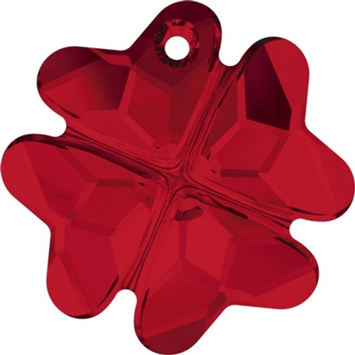 Swarovski 6764 23mm Clover Pendants Crystal Red Magma  ( 24 pieces)