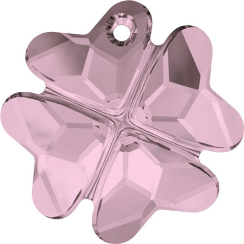 Swarovski 6764 28mm Clover Pendants Crystal Antique Pink ( 16 pieces)