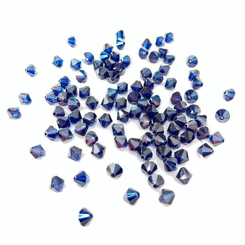 Buy Swarovski 5328 6mm Xilion Bicone Beads Dark Indigo   (36 pieces)