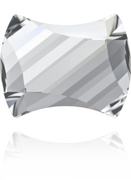 Swarovski 2540 12mm Curvey Flatback Crystal AB