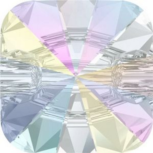 Swarovski 3009 12mm Rivoli Square Buttons Crystal AB