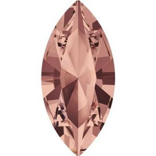 Swarovski 4228 8mm Xilion Navette Fancy Stones Blush Rose