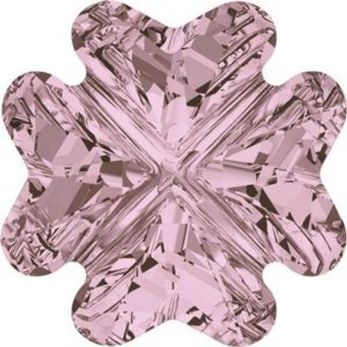 Swarovski 4785 14mm Clover Fancy Stones Crystal Antique Pink