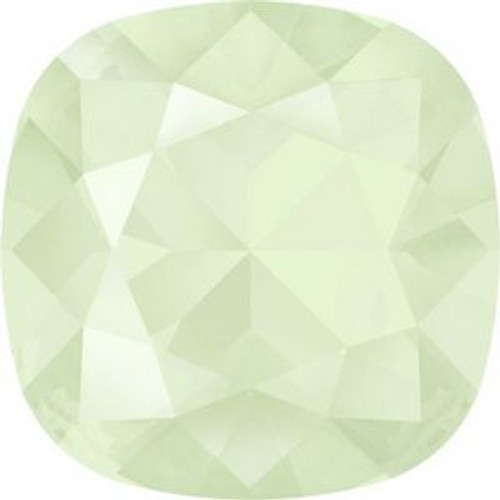Swarovski 4470 10mm Cushion Fancy Stones Crystal Powder Green