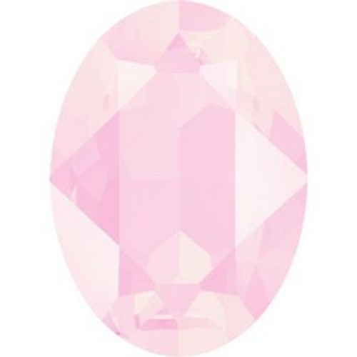 Swarovski 4120 8mm Oval Fancy Stones Crystal Powder Rose