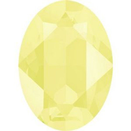 Swarovski 4120 14mm Oval Fancy Stones Crystal Powder Yellow