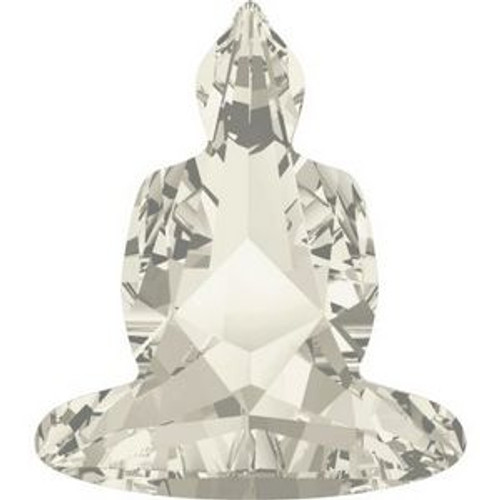 Swarovski 4779 18mm Buddha Fancy Stones Crystal Silver Shade