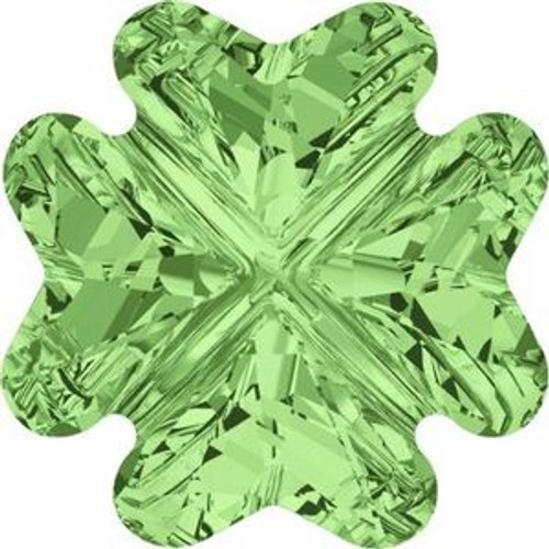 Swarovski 4785 14mm Clover Fancy Stones Peridot