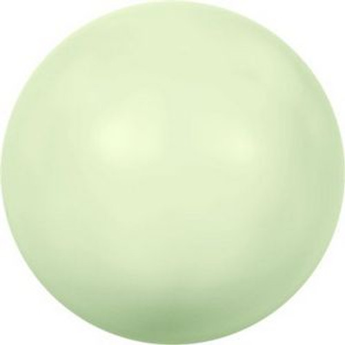 Swarovski 5817 8mm Half-Dome Pearls Pastel Green Pearl