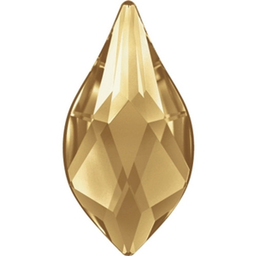 Swarovski 2205 7.5mm Flame Flatback Crystal Golden Shadow (288 pieces )