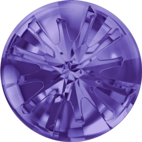 Swarovski 1695 10mm Tanzanite Sea Urchin Round Stone . Tanzanite is a stunning purple color and is a blue purple tone that mixes well with violet and Provence Lavender.  . Swarovski Crystal is the finest quality precision-cut crystal in the world. Fashionable and sophisticated styles are infused with rich colors and lavish coatings. SWAROVSKI ELEMENTS are essential in creating captivating jewelry designs of exceptional radiance and quality.