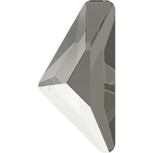 Swarovski 2738 12mm Crystal Silver Night Hot Fix Triangle Alpha Flatbacks