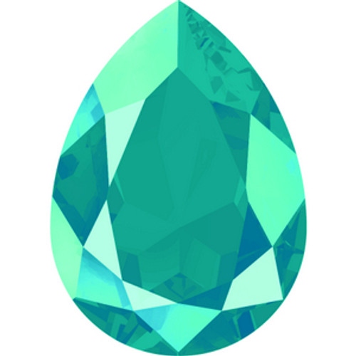 Swarovski style # 4320 Pearshape Fancy Stones Crystal Azure Blue