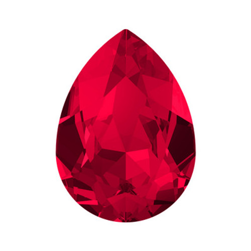 Swarovski 4320 18mm Pearshape Fancy Stones Scarlet