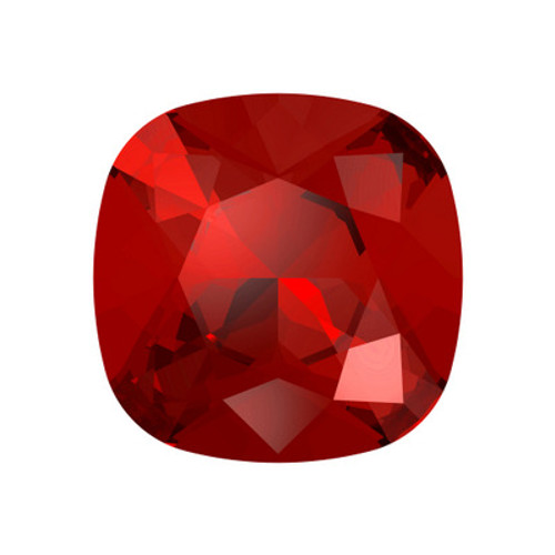 Swarovski 4470 10mm Cushion Fancy Stones Scarlet