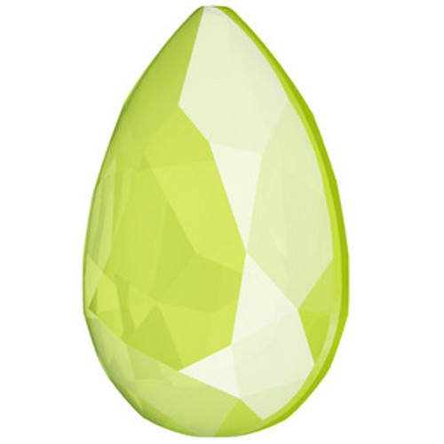 Swarovski 4320 18mm Pearshape Fancy Stones Crystal Lime  Fancy Stones