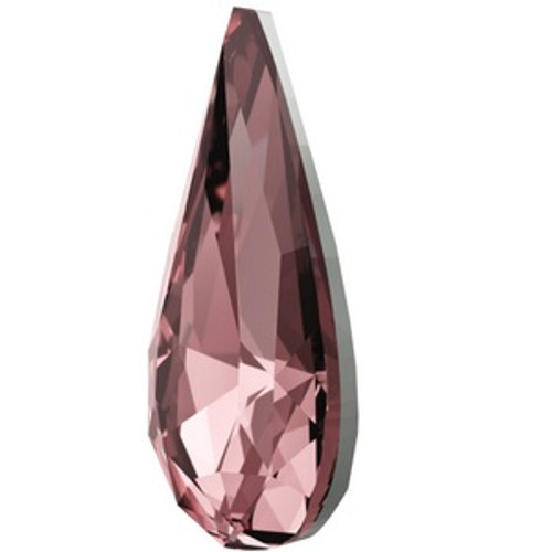 Swarovski 4322 14mm Teardrop Fancy Stones Crystal Antique Pink  Fancy Stones