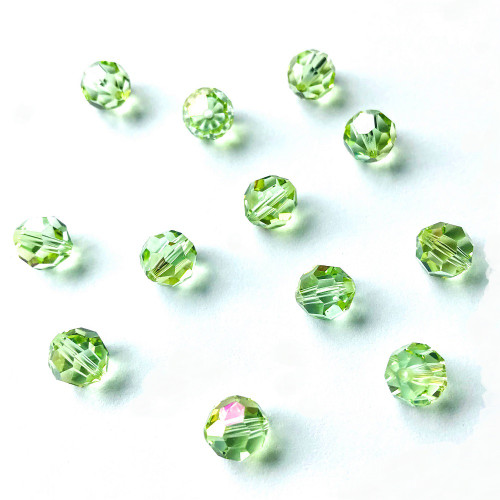 Buy Swarovski 5000 8mm Round Beads Chrysolite Champagne  (12 pieces)