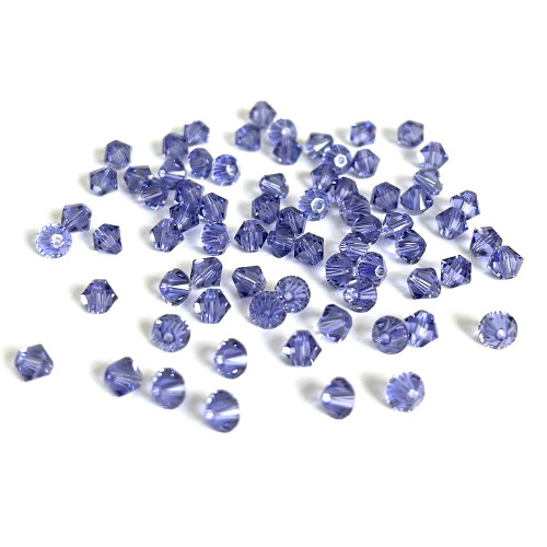 Buy Swarovski 5328 3mm Xilion Bicone Beads Tanzanite (72 pieces)