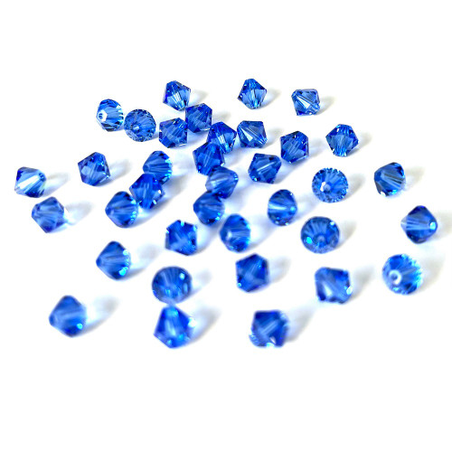 Buy Swarovski 5328 6mm Xilion Bicone Beads Sapphire   (36 pieces)