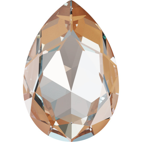 4327 Pearshape Fancy Stones 30mm Crystal Peach DeLight