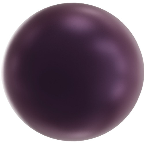 Swarovski 5818 6mm Half-Drilled Pearls Elderberry