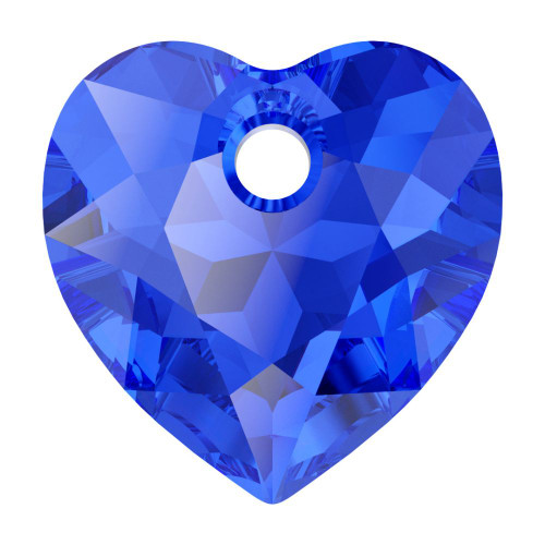 Swarovski 6432 14.5mm Heart Cut Pendants Sapphire (24 pieces)