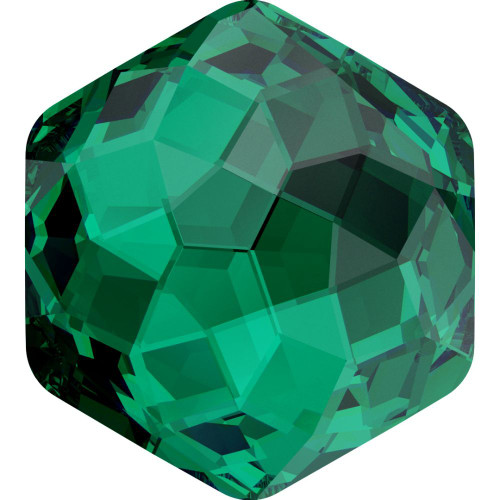 Swarovski 4683 10mm Fantasy Fancy Stones Emerald