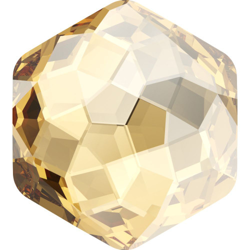 Swarovski 4683 12mm Fantasy Fancy Stones Crystal Golden Shadow